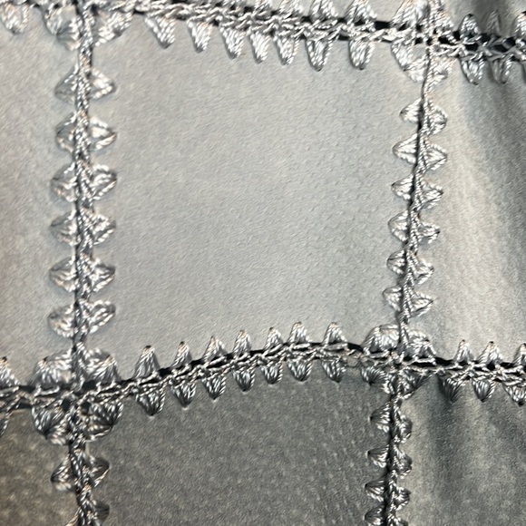 Jon Lawrence Ltd. Leather or suede patchwork blazer button up jacket - Picture 3 of 7